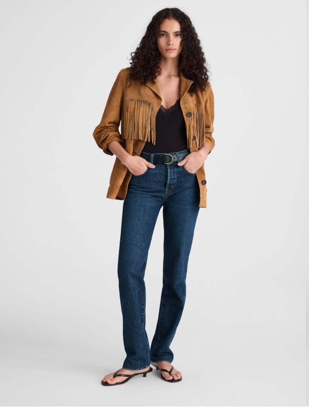 Madewell The Longline Straight Jean Mckinney WashRigid